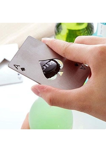 Valkyrie Poker Kart Maçı As'ı Paslanmaz Çelik Şişe Açacağı 001