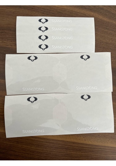 Ssangyong Marka Araçlar İçin Kapı Kolu Çizik Önleyici 8'li Set