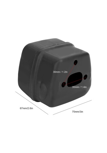 Yaozixa Husqvarna 137/141/142/36/41 İçin Metal Gösterge Korumalı Eşdeğer Susturucu, Yüksek Dayanıklı Ve Kolay Kurulumlu Eşya Rastgele
