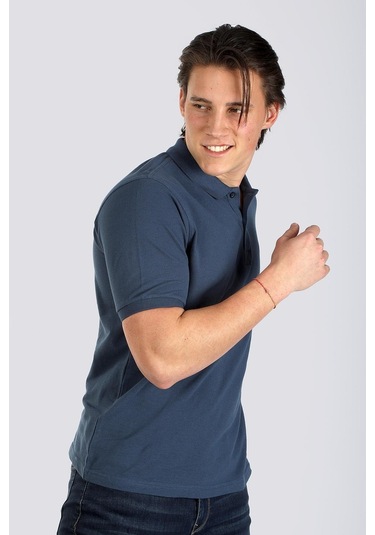 Lee Cooper Twıns 1 Erkek Pike Polo Yaka T-Shırt Indigo-17946-Indigo İndigo