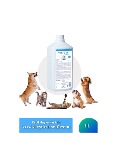 Acto Vet Solution Evcil Hayvanlar İçin Yara Solüsyonu 1 L