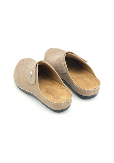 Gezer Feıchtıngen Kadın Yazlık İç Taban Hakiki Deri Tek Cırtlı Ayarlanabilir Rahat Taban Günlük Terl Bej