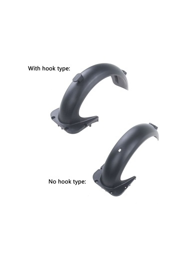 Hombey G30 Max Elektrikli Kaykay İçin Plastik Arka Çamurluk - Su Ve Çamur Önleyici, Süzgeçsiz Tip, Siyah