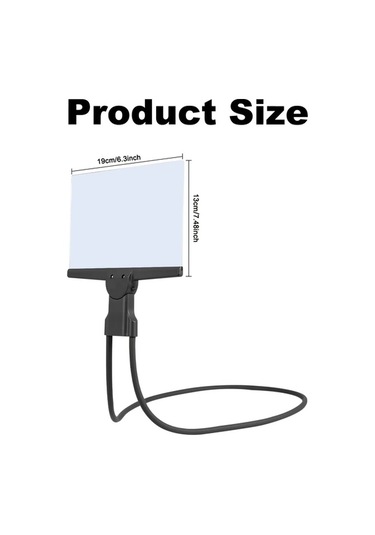 Willowhaven Siyah Taşınabilir Led Masa Lambası Hd Büyüteç Ve Esnek Boyun Siyah