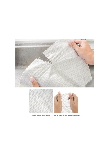 Ranyeek Ev Temizlik Bezi: Tek Kullandım Atılan, Yağ Tutmayan, Suyu Emici, Mutfak Ve Restoran Uygun, Gri Renkli Non-woven Mop