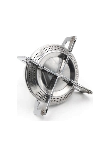 Dancemonkey Pratik Kamp Ocak Açık Hava Kampı İçin Propan Gazlı Sobası Kompakt Gümüş