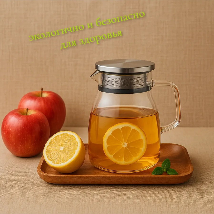 Cnglass Metal Kapaklı Filtreli Demlik 800 Ml 164566926 Beyaz