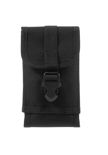 Outdoor Kancalı Askeri Kamuflaj Desenli Spor Çanta  Siyah