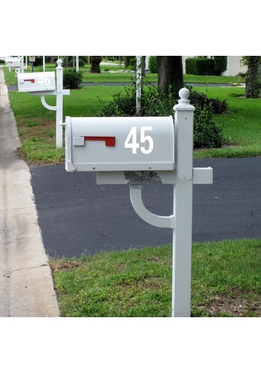 Yansıtıcı Adres Numarası Sticker 0-9 Kaiyi