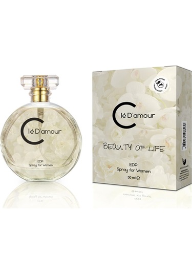Cle D'Amour Beauty Of Life Women Vegan EDP Kadın Parfüm Miskli Çiçeksi 3 x 50 ML