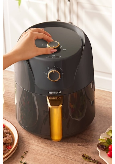 Homend Airfryday 2505H 8 Farklı Programlı, Yağsız Fritöz 4.3 L Airfryer