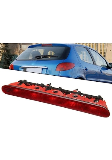 Peugeot 206+ Plus Arka Bagaj 3.stop Lambası Ledli 1997-2012 6350k5