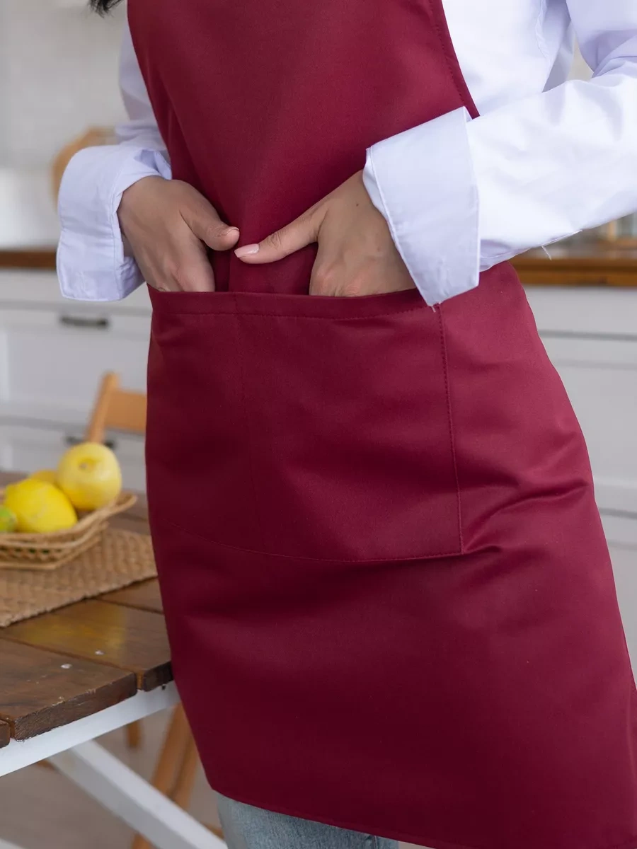 Valiver Usta İçin Cepli Mutfak İş Önlüğü 15464930 Bordo