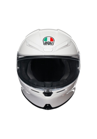 Agv K6 S Mono White Kapalı Kask Beyaz