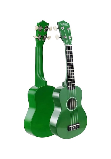 Midex Ukx-901gr Yeşil Soprano Ukulele Askı Çanta Metod Pena