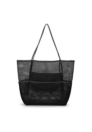 Willowhaven Çok Ceplerli Yaz Plaj Çantası - Havlu Örgü, Dayanıklı Seyahat Çantası, Oyuncaklar Organizatör, Su Geçirmez İç Çamaşırı Saklama Çantası Çok Renkli