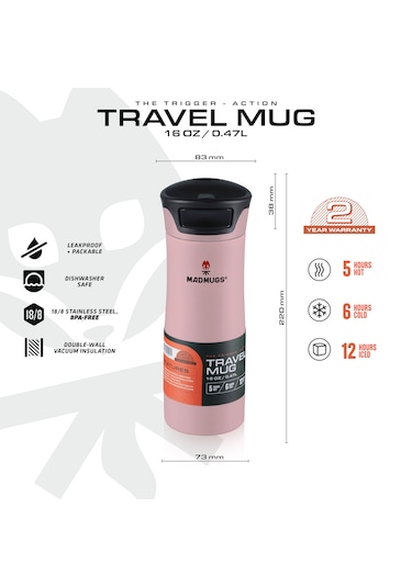 Madmugs Travel Mug Termos Bardak 0.47 Lt