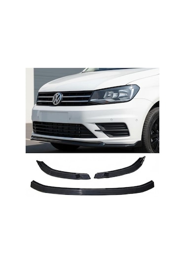 Volkswagen Caddy Ön Tampon Altı Lip 3 Parça 2016-2020