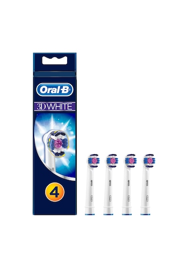 Oral-B 3D White Elektrikli Diş Fırçası Yedek Başlığı 4'lü