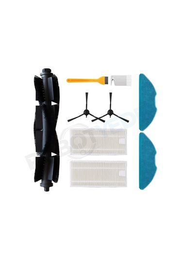 Philips 2000 Ve 3000 Serileri Uyumlu Yedek Fırça Hepa Filtre Mop Seti-9 Parça