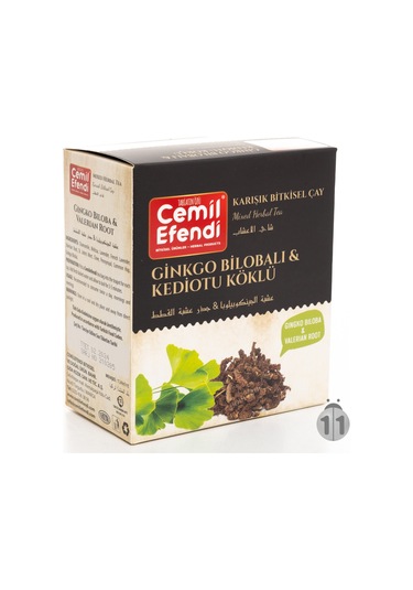 Cemil Efendi Ginkgo Biloba Kedi Otu Köklü Bitki Çayı 60'lı 90 G