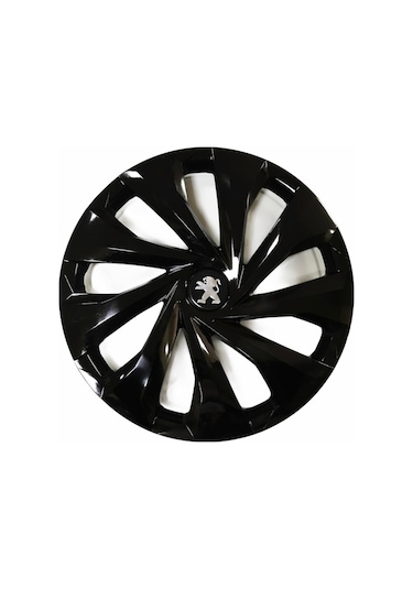 Peugeot 306 Uyumlu 14 Inç Piano Black Siyah Jant Kapağı 4 Adet