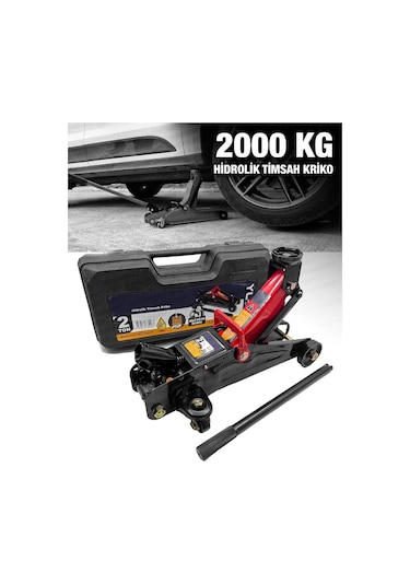 Moonshop 2 Ton Sızdırmaz Sağlam Dayanıklı Kaynak Gövde Hidrolik Timsah Kriko