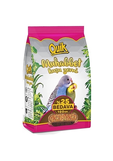 Quik  Muhabbet Kuşu Yemi  500 Gr