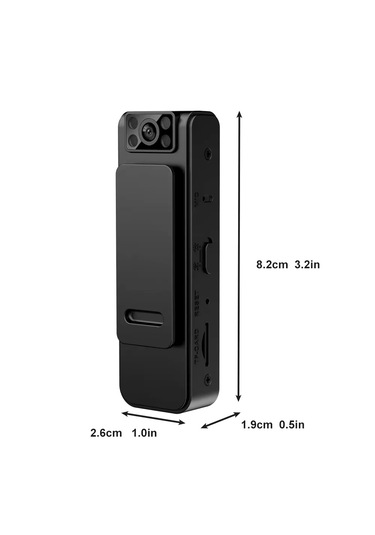 Secumore 1080p Gece Görüşlü Vücut Ve Güvenlik Kamerası