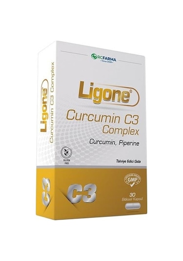 Lıgone Curcumin C3 Complex 30 Bitkisel Kapsül
