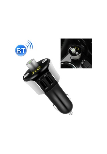 Bc05 Çift Usb Şarj Bluetooth Fm Verici Mp3 Çalar Araç Kiti, Eller Serbest Arama Ve Tf Kart Ve U Disk Desteği