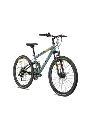 Hunter - 26" - Mtb - 16' - 21 Vites - M.disc - Nardo Gri-siyah/sarı Gri - Yeşil