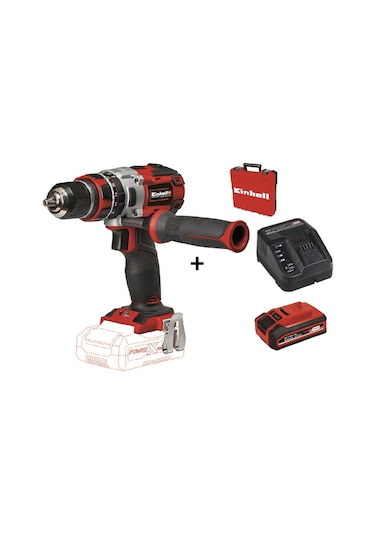 Einhell TE-CD 18 Li-i BL Akülü Darbeli Matkap Vidalama + 3.0 Ah Plus Starter Kit + Çanta