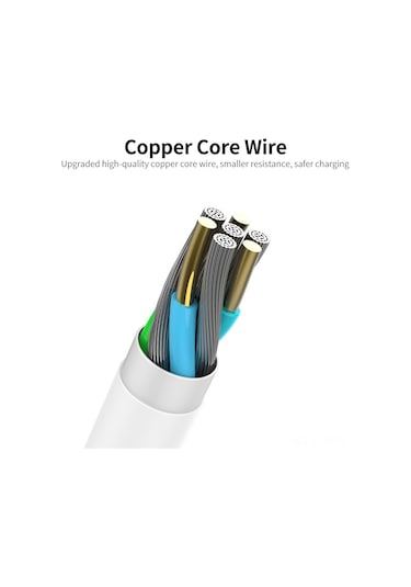 Maiyame 2m Uzunluklu 2.4a Hızlı Şarjlı Mikro Usb Manyetik Kablosu - Toz Tıkanıklığı Önleyici, Gümüş Renk, Nilon Örgü