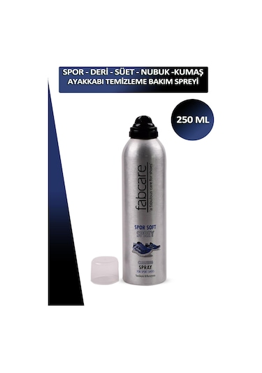 Bağcık + Fabcare Spor Deri Kumaş Süet Ve Nubuk Ayakkabı Temizleme Ve Bakım Spreyi 250 Ml Set
