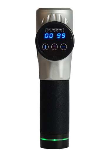 KRAFT HART Lcd Dokunmatik Masaj Tabancası Aleti 30 Hız Ayarlı 24v Gümüş