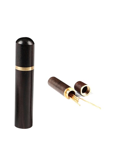 Suntek Ev Otel Için Kürdan Tutucu Saklama Kabı Çok İşlevli Siyah Siyah