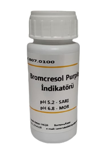 Bromcresol Purple Indikatörü -100 Ml