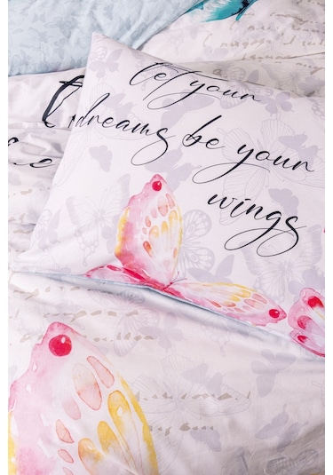 Cotton Box Genç Odası Tek Kişilik Nevresim Takımı Wings Mint