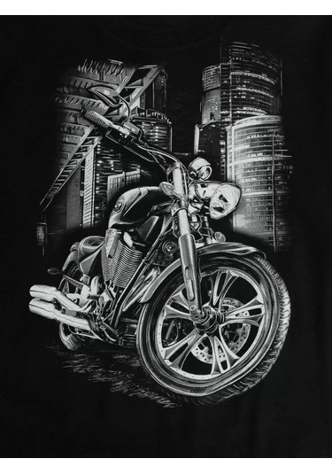 Soping Çift Taraflı Baskılı Polar Sweatshirt 254293809 Siyah