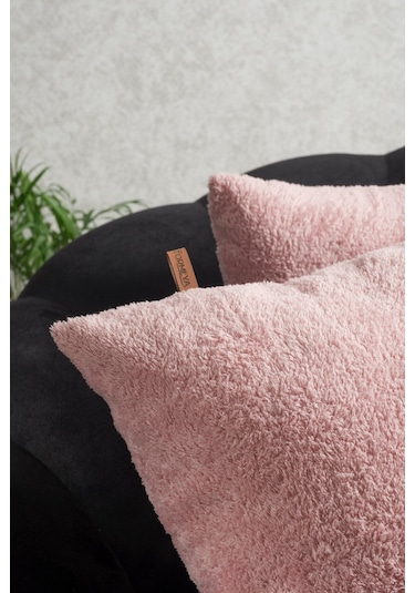 Pudra Wellsoft 2'li Hediyelik Dekoratif Kırlent Kılıfı 44x44 Cm