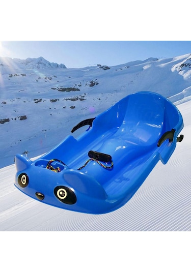 Homyl Çocuklar Kar Kızağı Kızak Çim Kum Kayan Yokuş Mavi