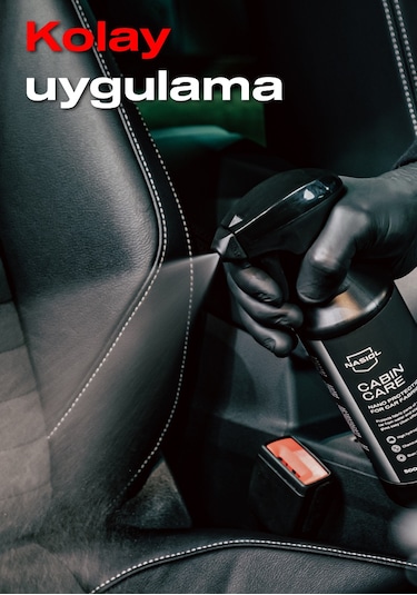 Nasiol Cabincare Araç Kumaş Yüzeyleri için Nano Kaplama 6 Ay Dayanım 500ML Su Sıvı Leke Geçirmez