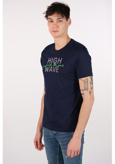 Arma Erkek Büyük Beden Bisiklet Yaka Tişört Y22374868301 001