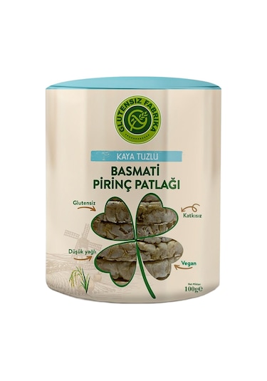 Glutensiz Fabrika Basmati Pirinç Patlağı 90 Gr