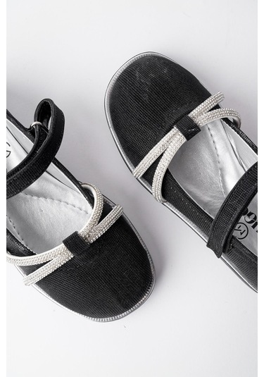 Muggo Unicorn Garantili Günlük Ortopedik Hafif Taban Taşlı Ve Cırtlı Kız Çocuk Babet 001