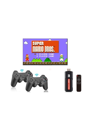 Arcade 8 K 10.000 Oyunlu HD Mini TV Android Retro Oyun Konsolu