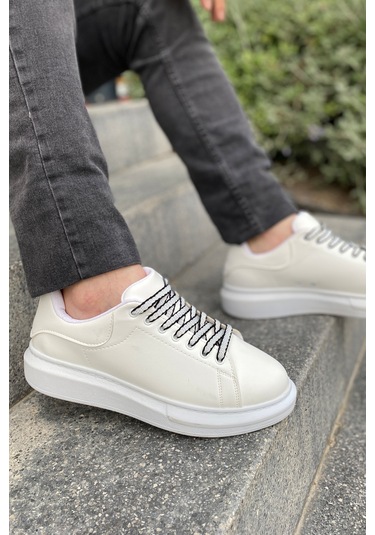 Luis A Costa Lc107 Beyaz Bağcıklı Erkek Ayakkabı Renkli