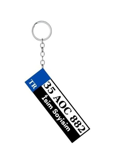 Kişiye Özel Plaka Anahtarlık - İsimli Plaka Anahtarlık