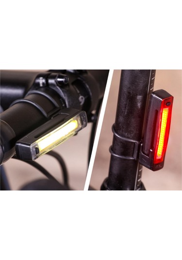 Knog Plus Twınpack 40 Lümen Usb Ön + Arka Bisiklet Işık Seti Siyah